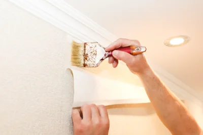 Pose de papier peint à Lamanère — revêtements muraux et toiles de verre
